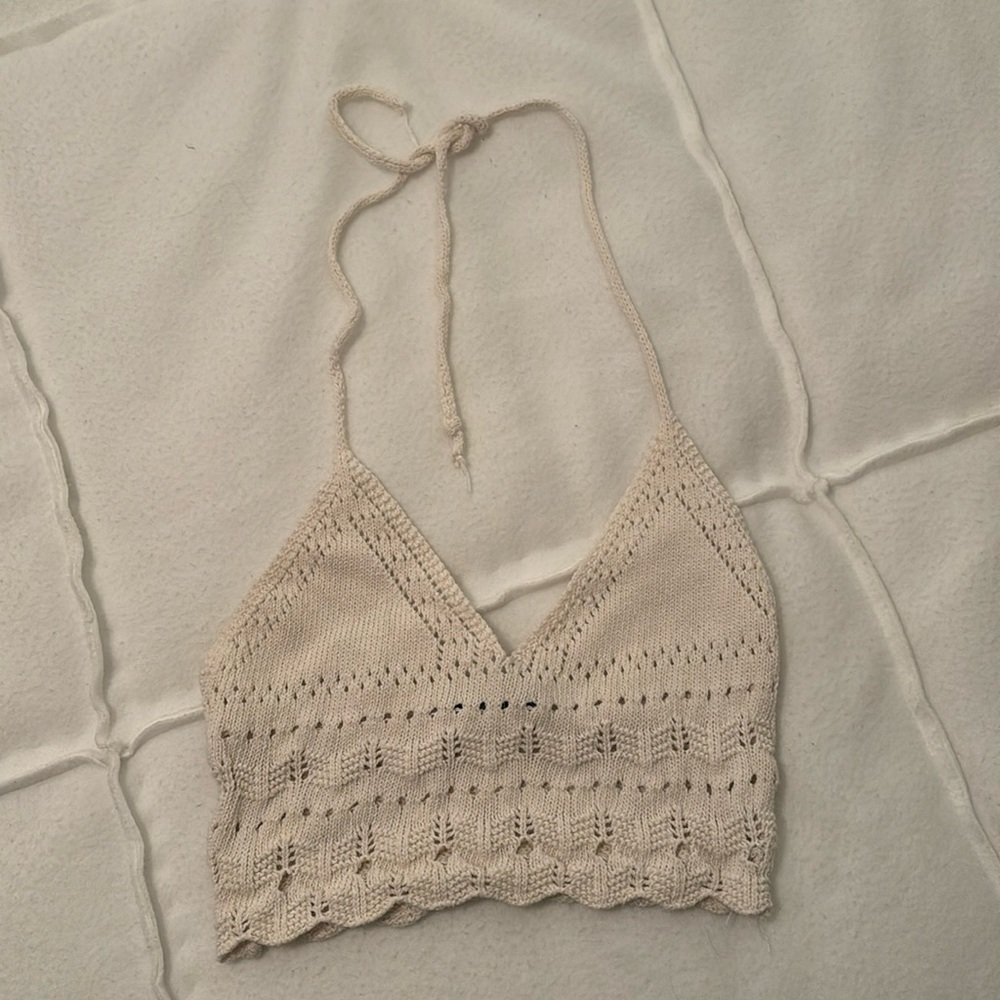 Halter crop top